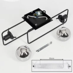 Agropoli Deckenleuchte Schwarz, 2-flammig -LEDVANCE Verkäufe agropoli deckenleuchte h3616291 4