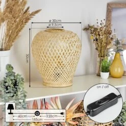 Alavi Tischleuchte Naturfarben, 1-flammig -LEDVANCE Verkäufe alavi tischleuchte h3460085 3