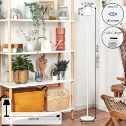 Allen Stehleuchte LED Weiß, 1-flammig -LEDVANCE Verkäufe allen stehleuchte h3854037 3