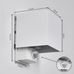 Almodofa Außenwandleuchte Weiß, 1-flammig, Bewegungsmelder -LEDVANCE Verkäufe almodofa aussenwandleuchte h3741986 3