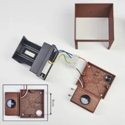 Almodofa Außenwandleuchte Rostfarben, 1-flammig, Bewegungsmelder -LEDVANCE Verkäufe almodofa aussenwandleuchte h3742389 4