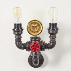 Amal Wandleuchte Mit Uhr Schwarz, 2-flammig -LEDVANCE Verkäufe amal wandleuchte mit uhr h3080757 12