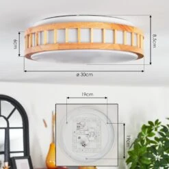 Amarelos Deckenleuchte LED Naturfarben, Weiß, 1-flammig -LEDVANCE Verkäufe amarelos deckenleuchte h3874059 3