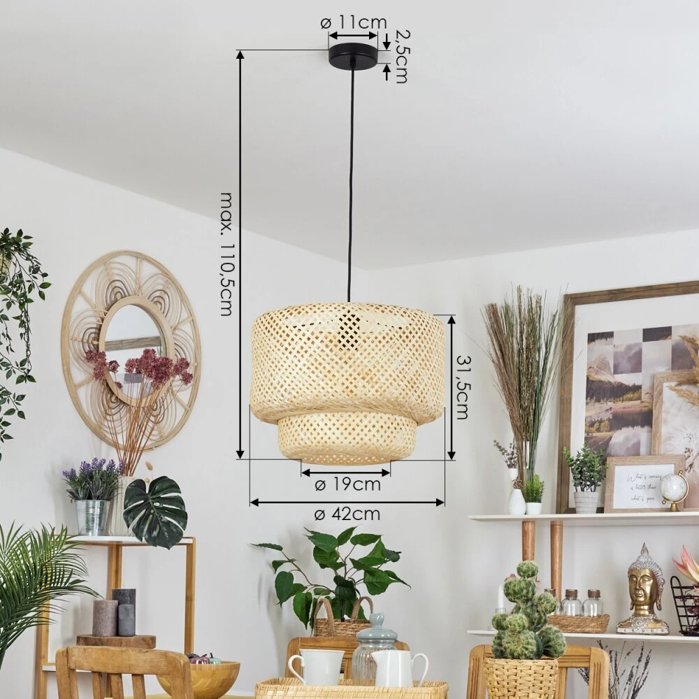 Andorinho Hängeleuchte Schwarz, 1-flammig 4 Andorinho Hängeleuchte Schwarz, 1-flammig – Bild 4