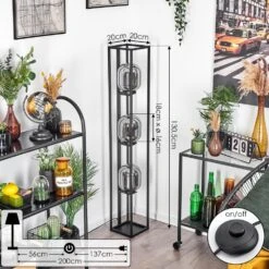 Arieux Stehleuchte Schwarz, 3-flammig -LEDVANCE Verkäufe arieux stehleuchte h3629789 3