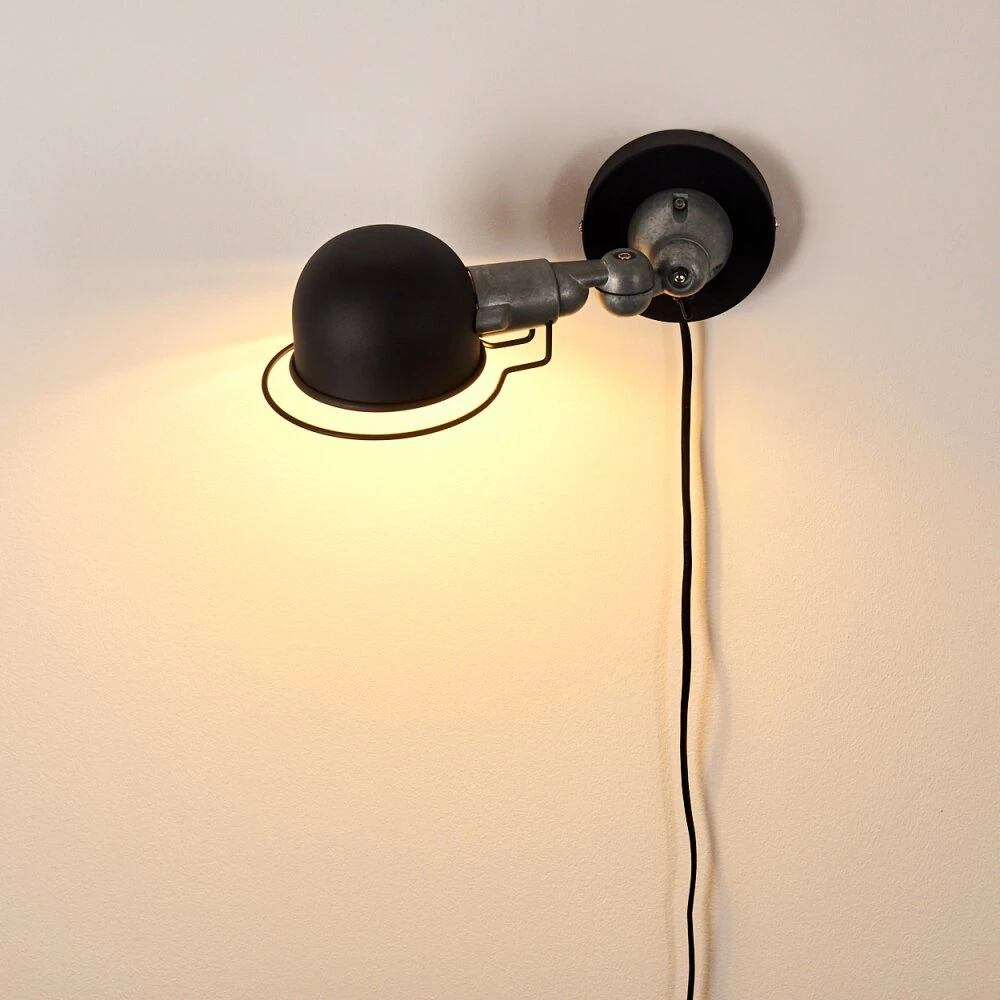 Arild Wandleuchte Schwarz, Silber, 1-flammig 12 Arild Wandleuchte Schwarz, Silber, 1-flammig – Bild 12