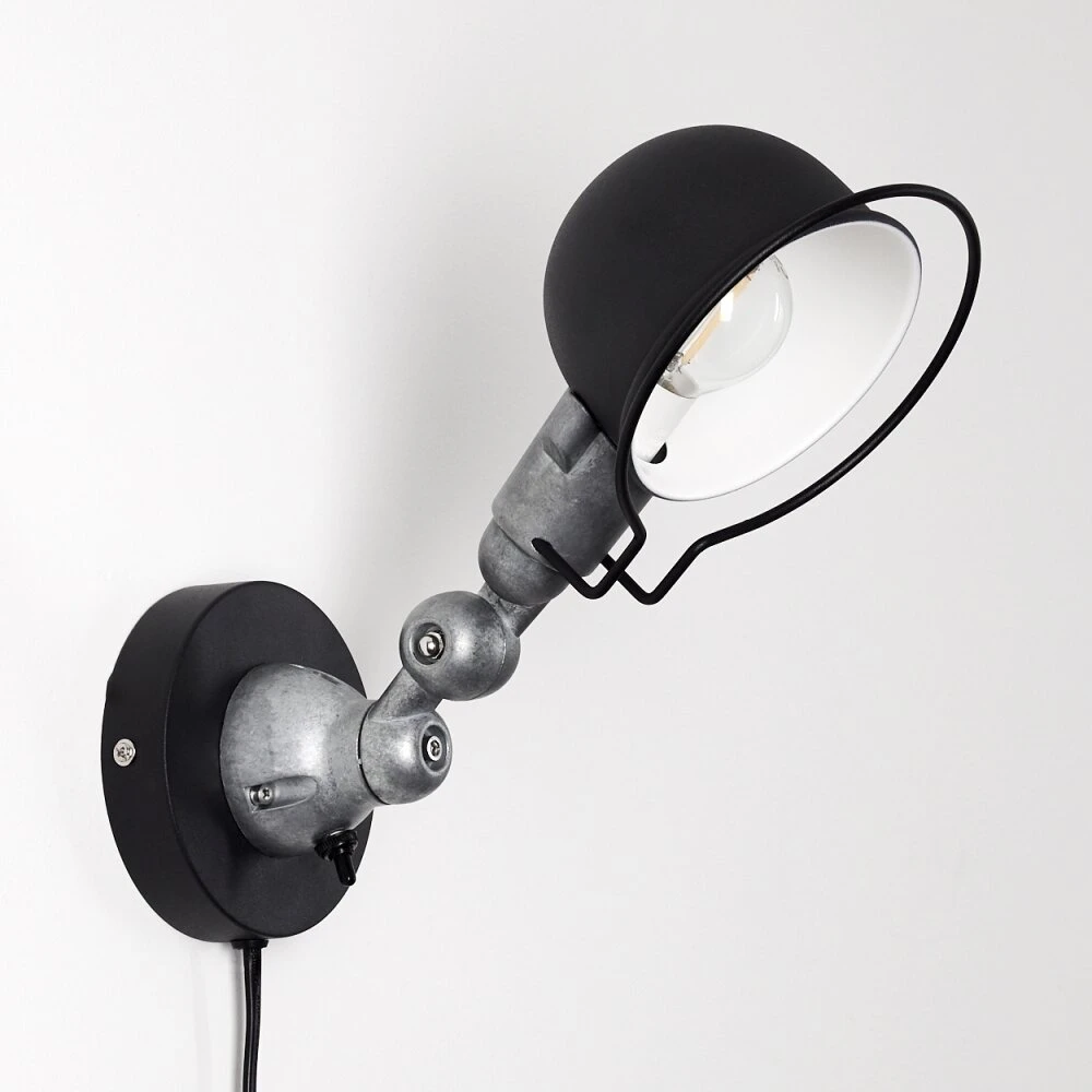 Arild Wandleuchte Schwarz, Silber, 1-flammig 17 Arild Wandleuchte Schwarz, Silber, 1-flammig – Bild 17