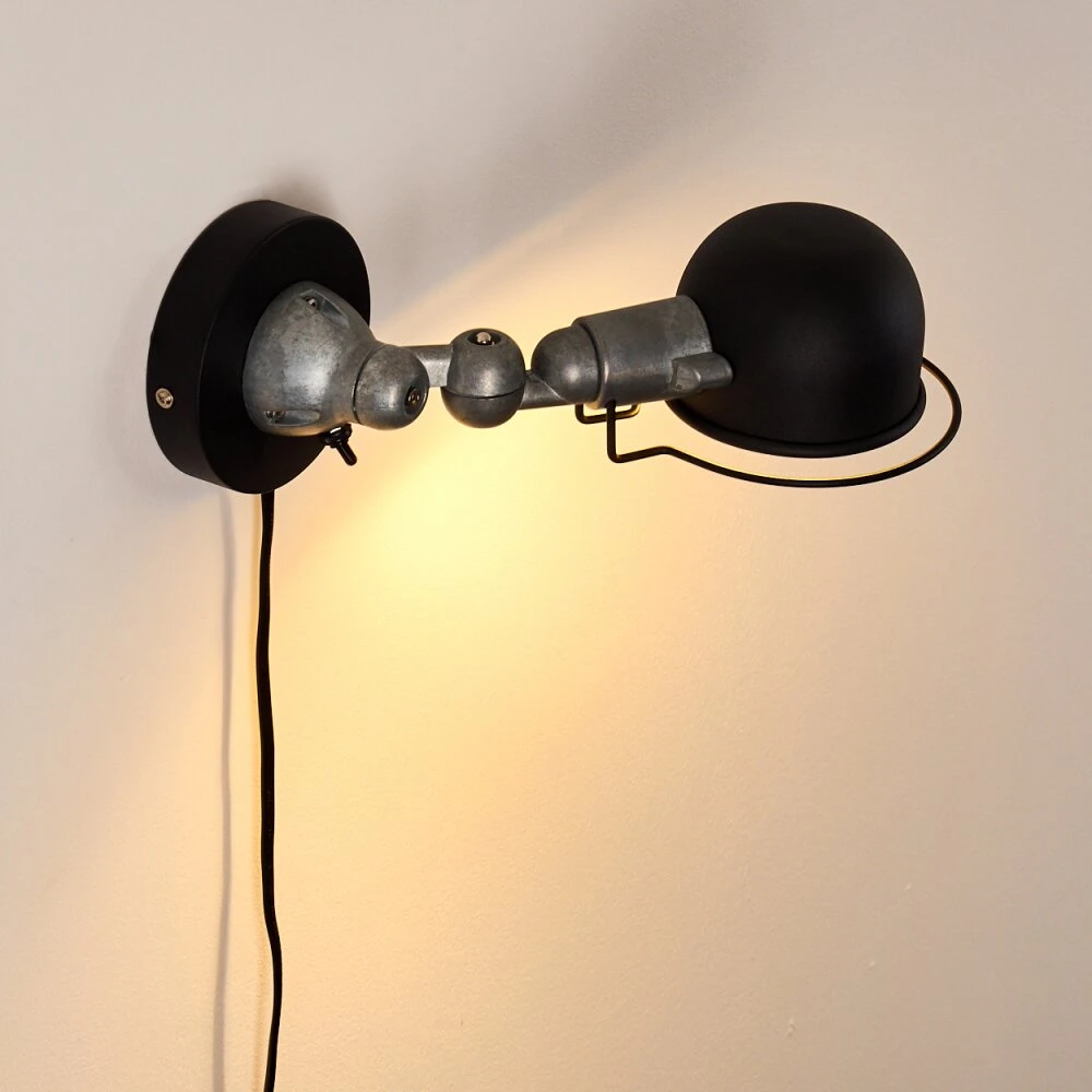 Arild Wandleuchte Schwarz, Silber, 1-flammig 5 Arild Wandleuchte Schwarz, Silber, 1-flammig – Bild 5