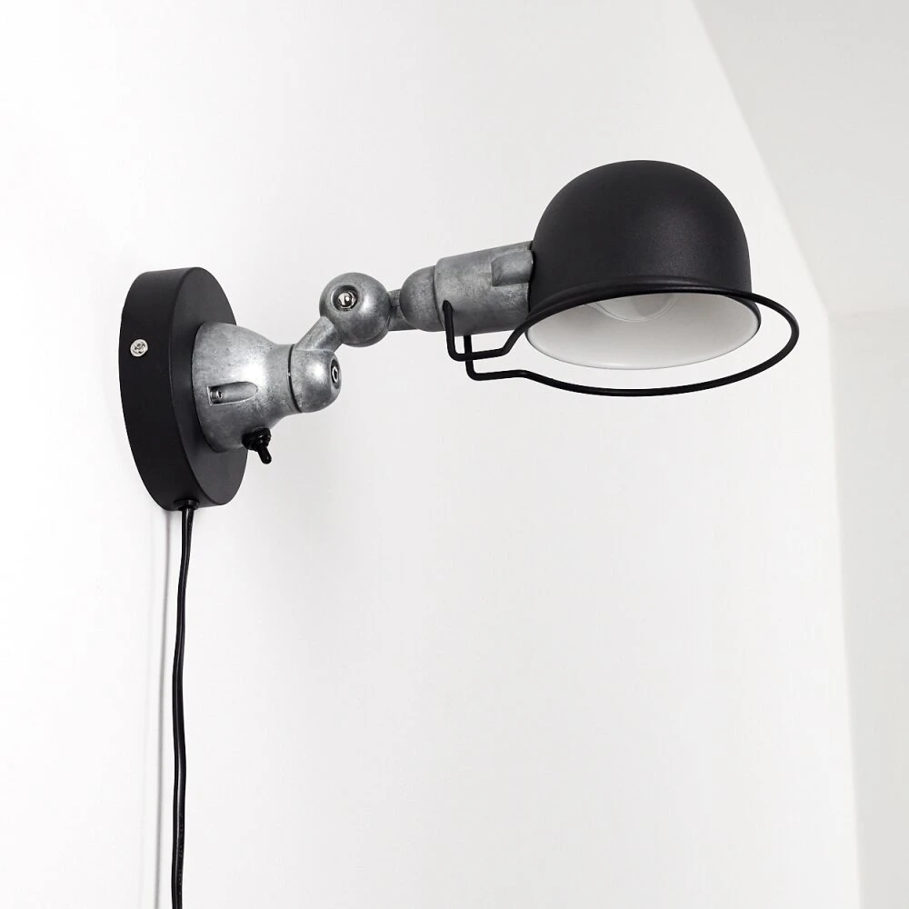 Arild Wandleuchte Schwarz, Silber, 1-flammig 9 Arild Wandleuchte Schwarz, Silber, 1-flammig – Bild 9