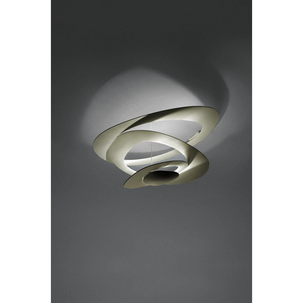 Artemide Pirce Mini Deckenleuchte LED Gold, 1-flammig 1 Artemide Pirce Mini Deckenleuchte LED Gold, 1-flammig