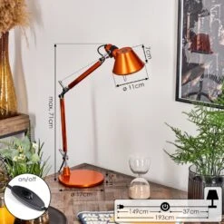 Artemide TOLOMEO MICRO Tischleuchte Orange, 1-flammig -LEDVANCE Verkäufe artemide tolomeo micro tischleuchte a011860 3