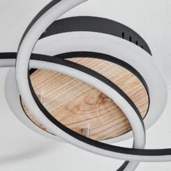 Audouin Deckenleuchte LED Holzoptik, Schwarz, 1-flammig, Fernbedienung -LEDVANCE Verkäufe audouin deckenleuchte h3682586 2