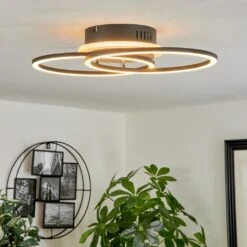 Audouin Deckenleuchte LED Holzoptik, Schwarz, 1-flammig, Fernbedienung -LEDVANCE Verkäufe audouin deckenleuchte h3682586 8