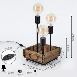 Avestruz Tischleuchte Braun, Schwarz, 3-flammig -LEDVANCE Verkäufe avestruz tischleuchte h3565735 3