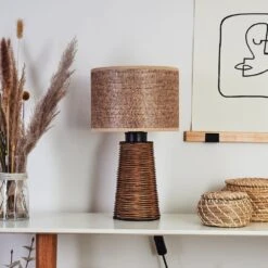 Balifoudray Tischleuchte Naturfarben, Schwarz, 1-flammig -LEDVANCE Verkäufe balifoudray tischleuchte h3535103 1