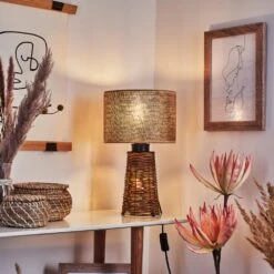 Balifoudray Tischleuchte Naturfarben, Schwarz, 1-flammig -LEDVANCE Verkäufe balifoudray tischleuchte h3535103 6