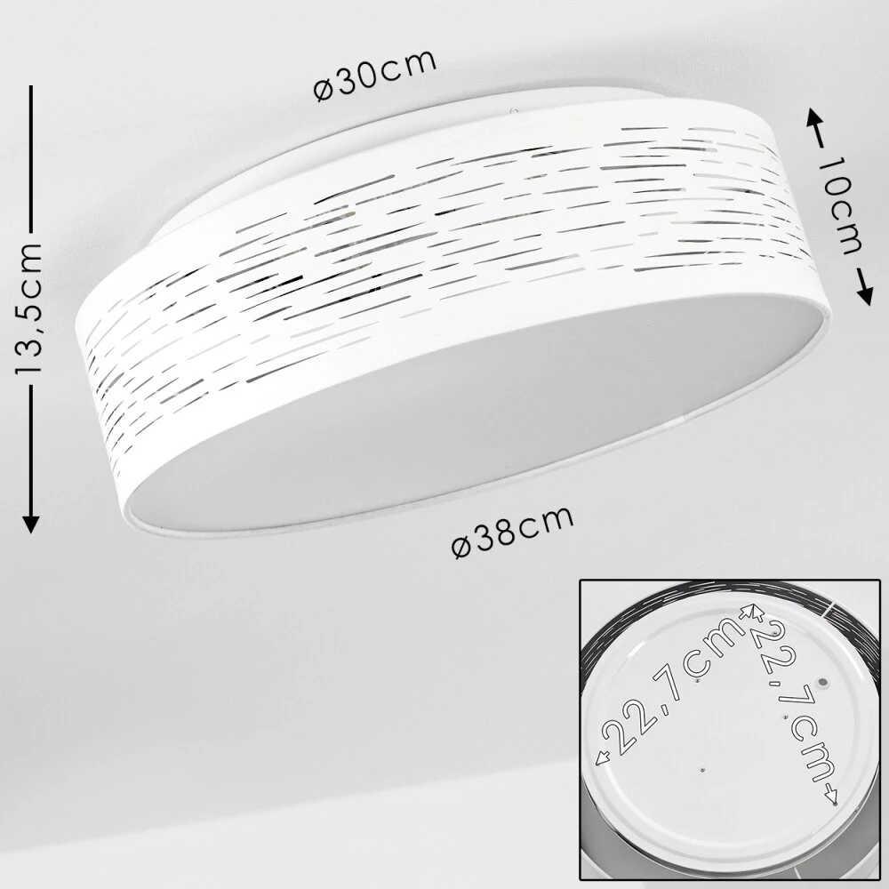 Bandol Deckenleuchte LED Weiß, 1-flammig 2 Bandol Deckenleuchte LED Weiß, 1-flammig – Bild 2