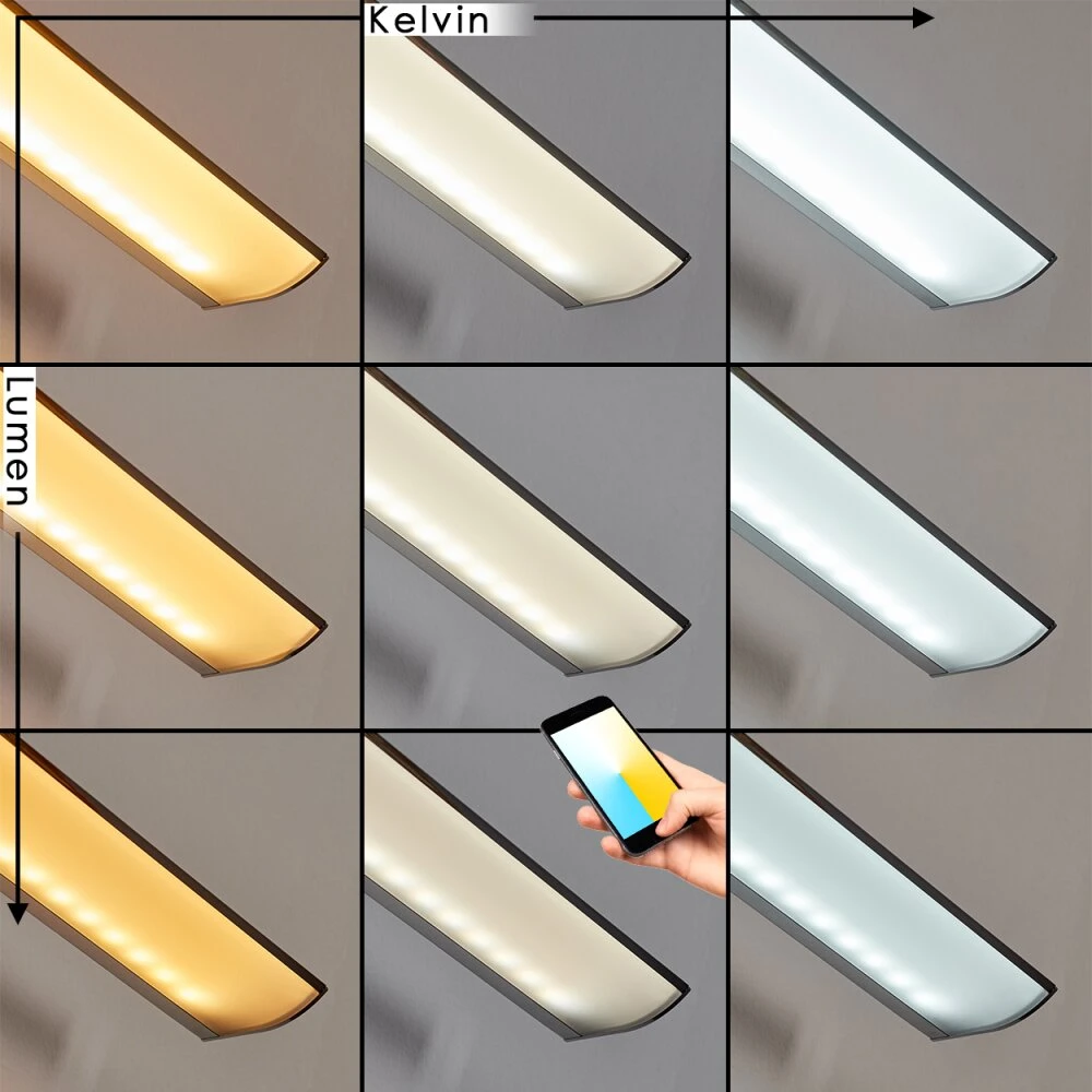 Banek Spiegelleuchte LED Chrom, 1-flammig, Farbwechsler 3 Banek Spiegelleuchte LED Chrom, 1-flammig, Farbwechsler – Bild 3