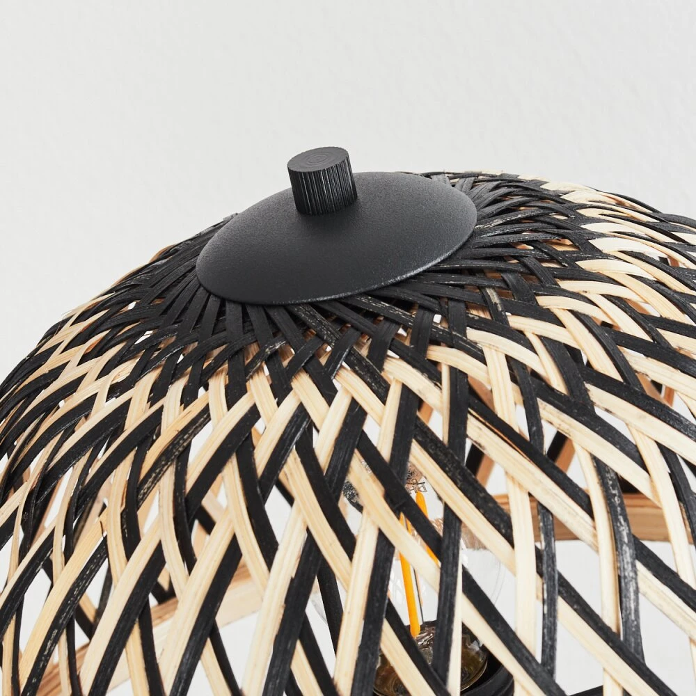 Barayn Tischleuchte Naturfarben, Schwarz, 1-flammig 3 Barayn Tischleuchte Naturfarben, Schwarz, 1-flammig – Bild 3