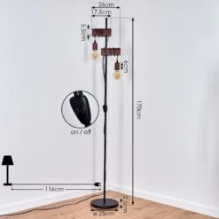 Barbengo Stehleuchte Rostfarben, Schwarz, 2-flammig 15 Barbengo Stehleuchte Rostfarben, Schwarz, 2-flammig -LEDVANCE Verkäufe barbengo stehleuchte h3434895 3