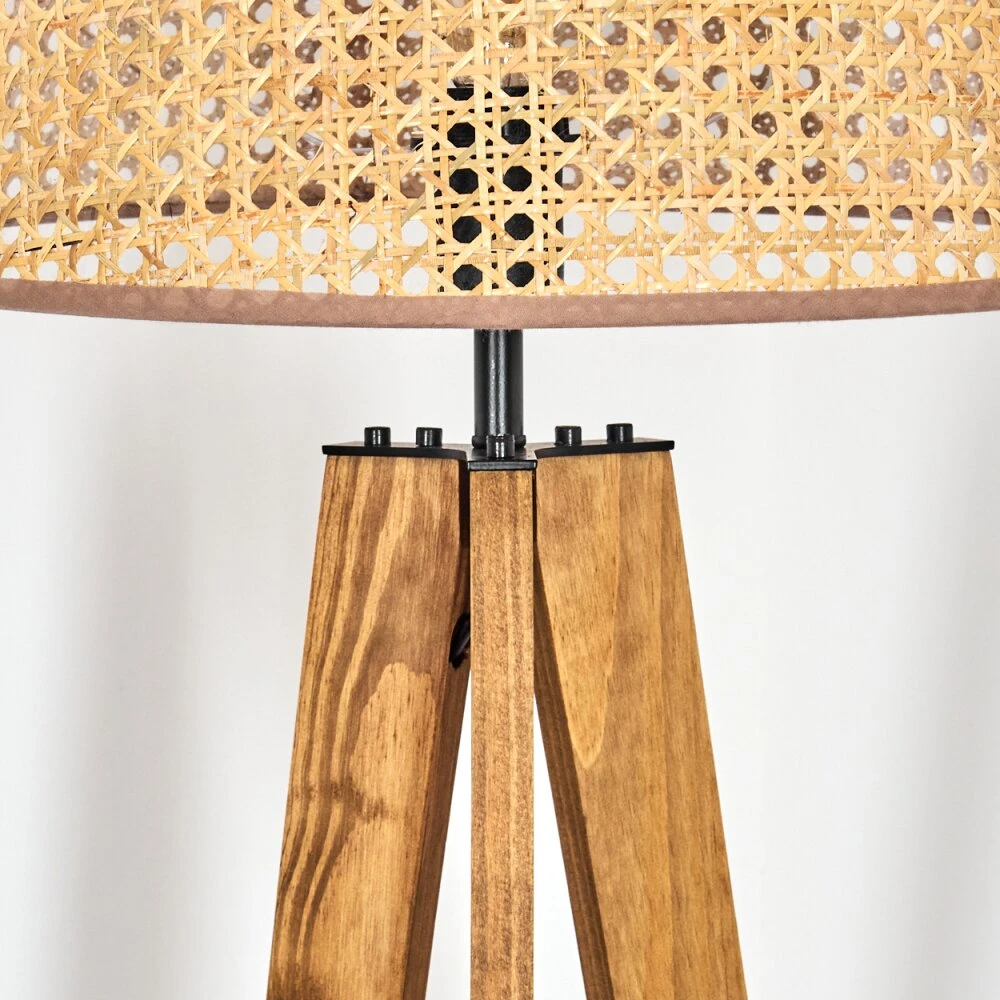 Barcos Stehleuchte 45 Cm Naturfarben, Schwarz, 1-flammig 6 Barcos Stehleuchte 45 Cm Naturfarben, Schwarz, 1-flammig – Bild 6