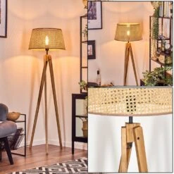 Barcos Stehleuchte 45 Cm Naturfarben, 1-flammig