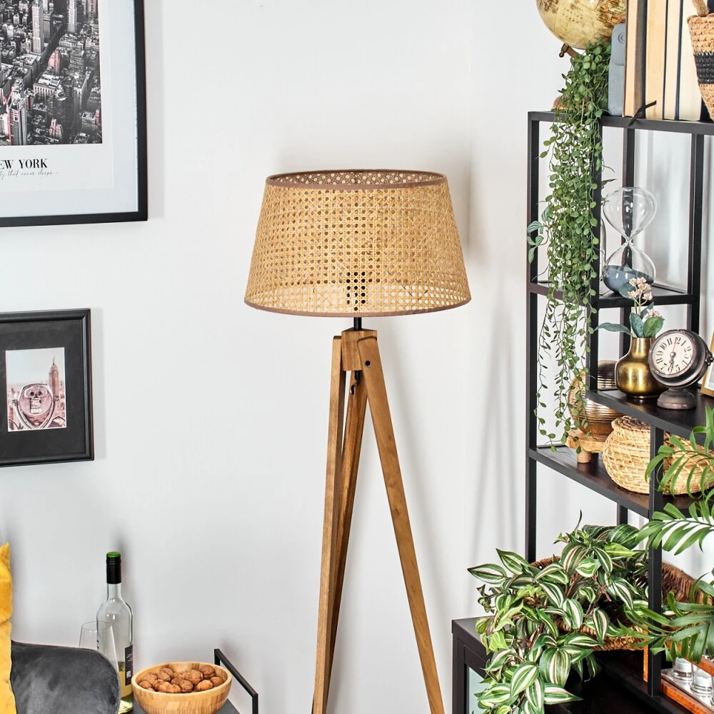 Barcos Stehleuchte 45 Cm Naturfarben, 1-flammig 2 Barcos Stehleuchte 45 Cm Naturfarben, 1-flammig – Bild 2