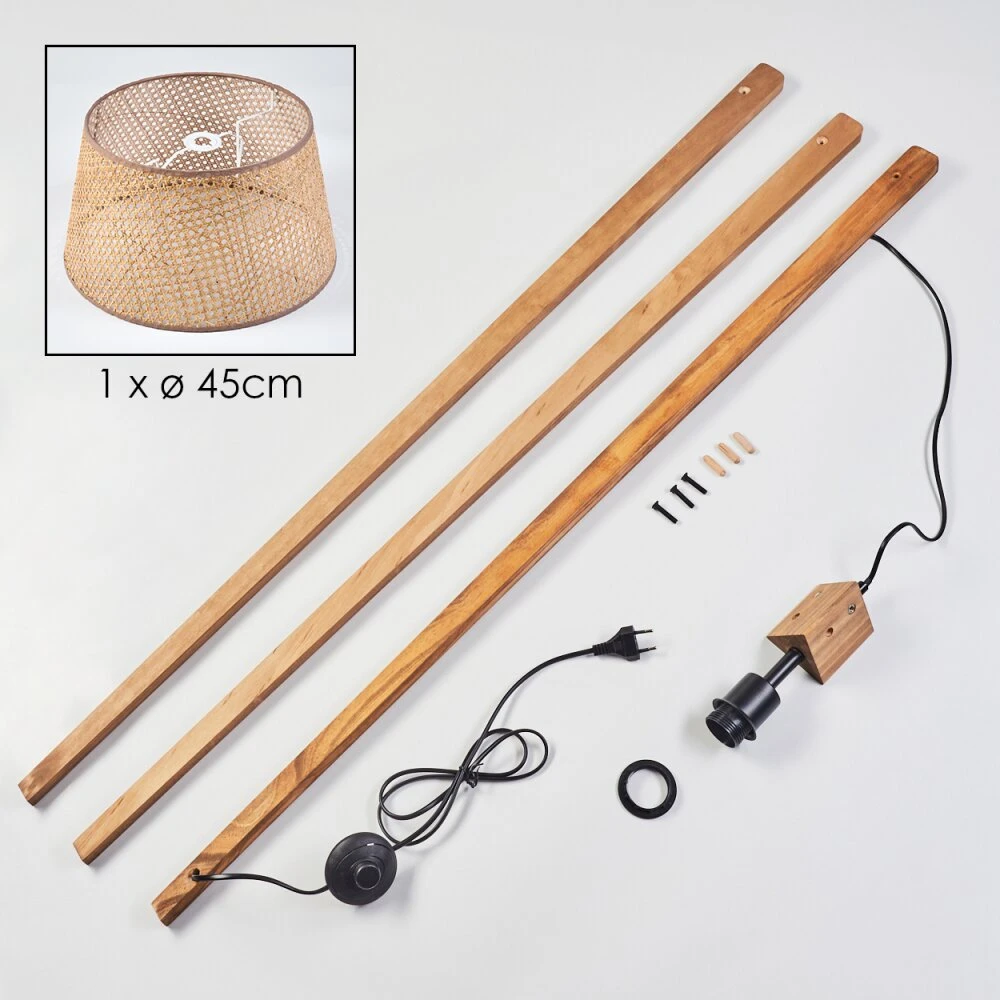 Barcos Stehleuchte 45 Cm Naturfarben, 1-flammig 5 Barcos Stehleuchte 45 Cm Naturfarben, 1-flammig – Bild 5