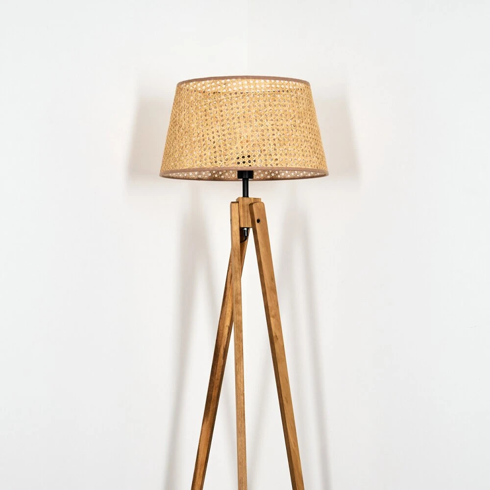 Barcos Stehleuchte 45 Cm Naturfarben, 1-flammig 8 Barcos Stehleuchte 45 Cm Naturfarben, 1-flammig – Bild 8