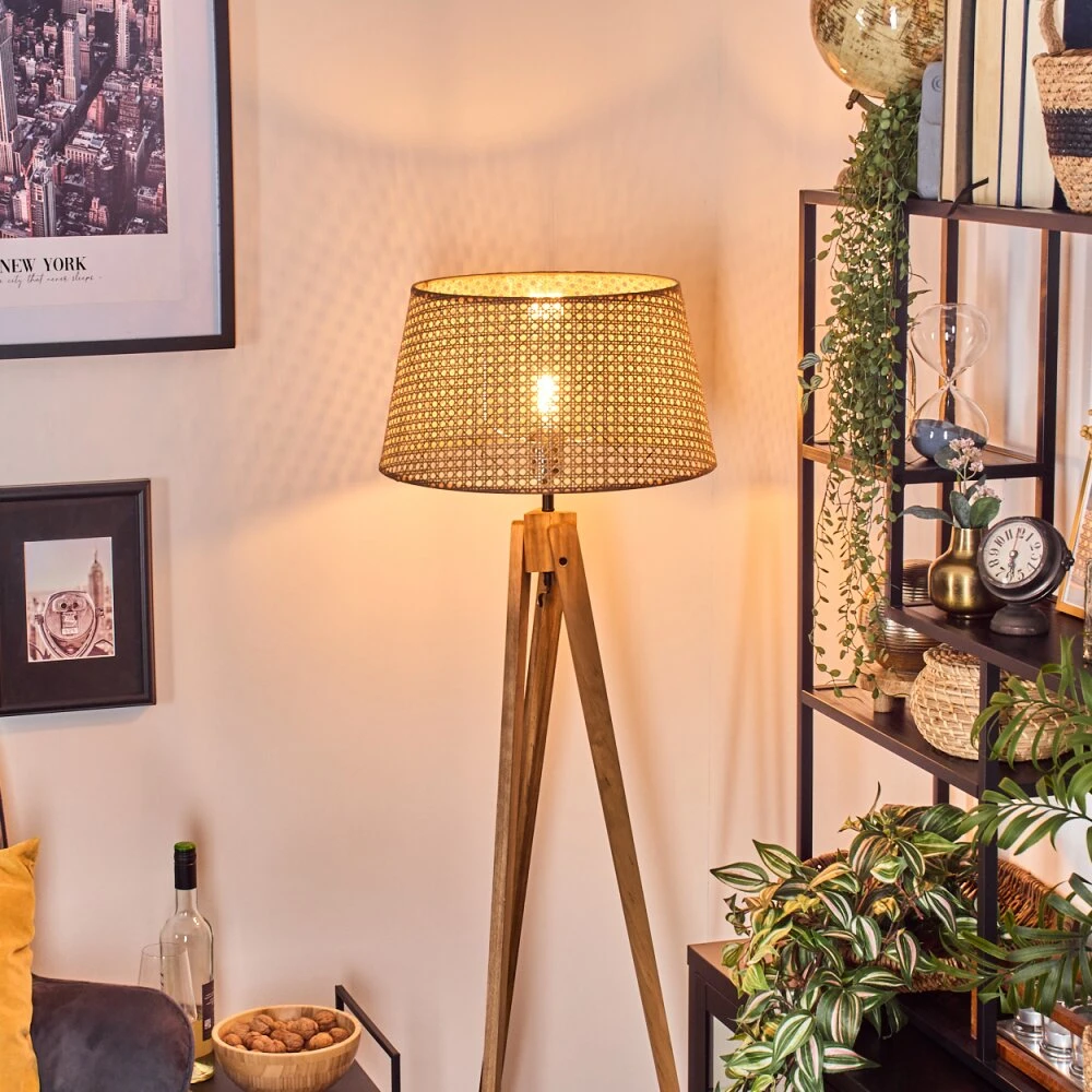 Barcos Stehleuchte 45 Cm Naturfarben, 1-flammig 9 Barcos Stehleuchte 45 Cm Naturfarben, 1-flammig – Bild 9