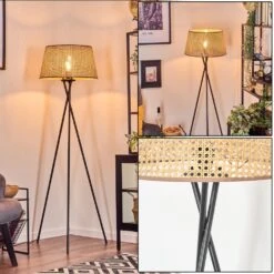 Barcos Stehleuchte 45 Cm Beige, Naturfarben, 1-flammig