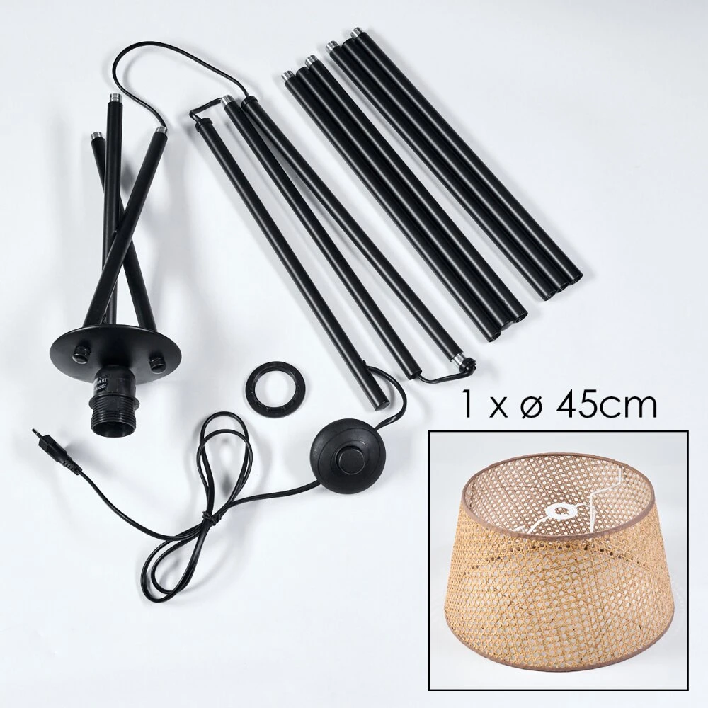 Barcos Stehleuchte 45 Cm Beige, Naturfarben, 1-flammig 5 Barcos Stehleuchte 45 Cm Beige, Naturfarben, 1-flammig – Bild 5