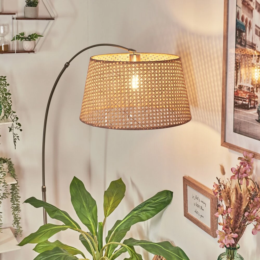 Barcos Stehleuchte 45 Cm Nickel-Matt, Schwarz, 1-flammig 11 Barcos Stehleuchte 45 Cm Nickel-Matt, Schwarz, 1-flammig – Bild 11