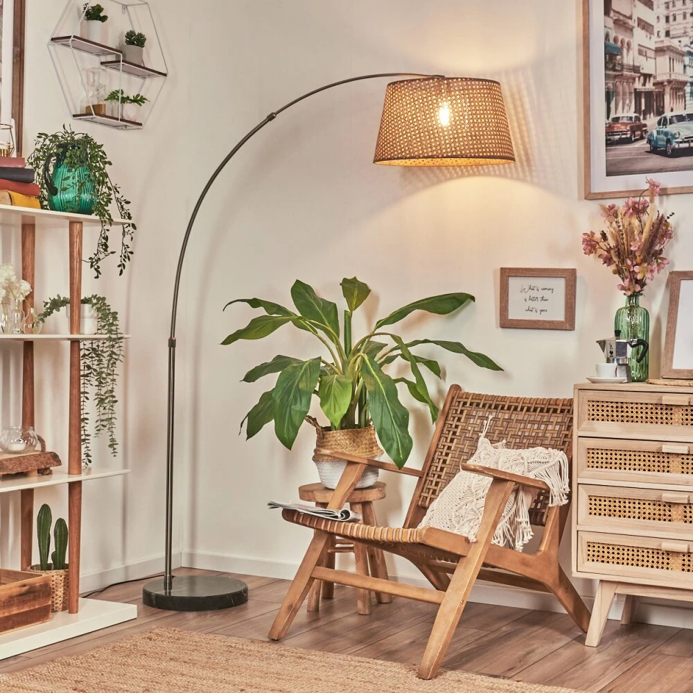 Barcos Stehleuchte 45 Cm Nickel-Matt, Schwarz, 1-flammig 12 Barcos Stehleuchte 45 Cm Nickel-Matt, Schwarz, 1-flammig – Bild 12