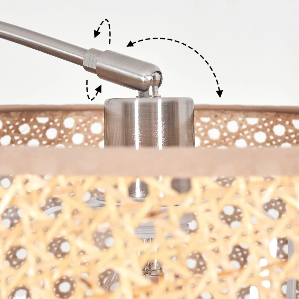 Barcos Stehleuchte 45 Cm Nickel-Matt, Schwarz, 1-flammig 3 Barcos Stehleuchte 45 Cm Nickel-Matt, Schwarz, 1-flammig – Bild 3