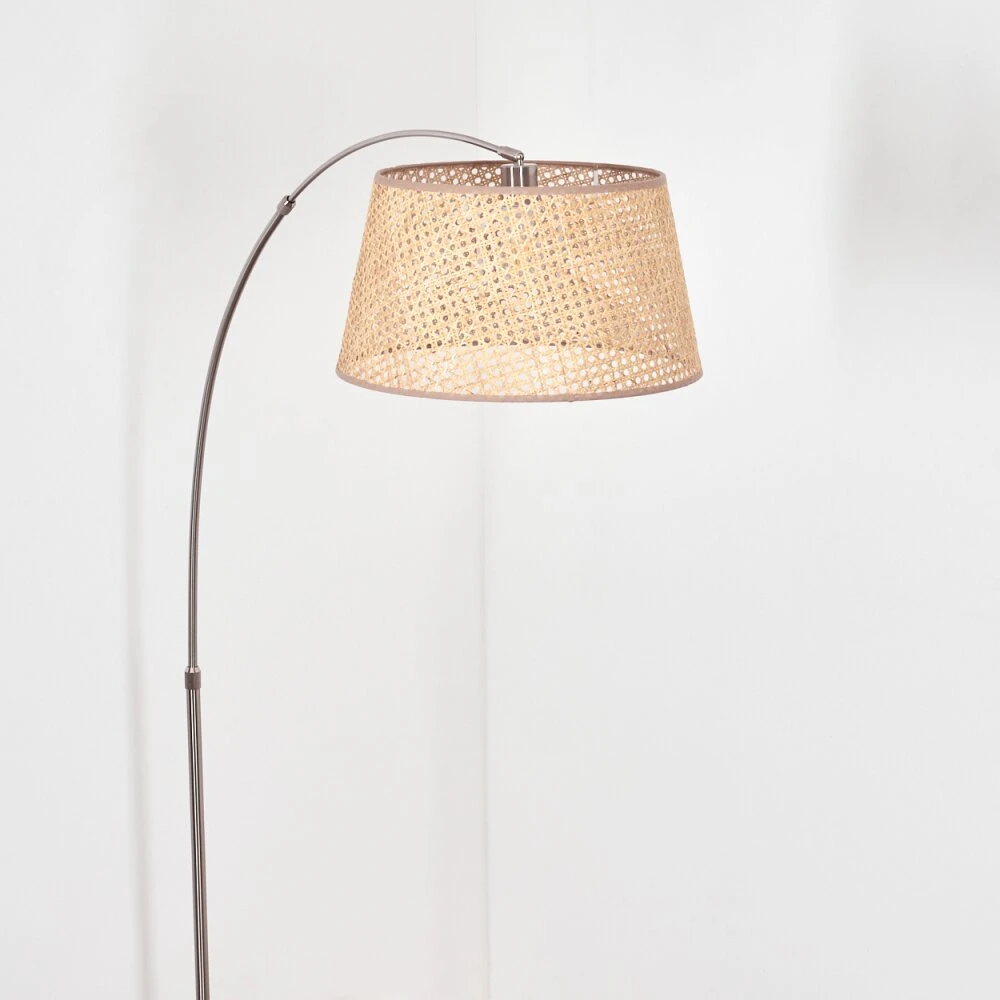 Barcos Stehleuchte 45 Cm Nickel-Matt, Schwarz, 1-flammig 8 Barcos Stehleuchte 45 Cm Nickel-Matt, Schwarz, 1-flammig – Bild 8