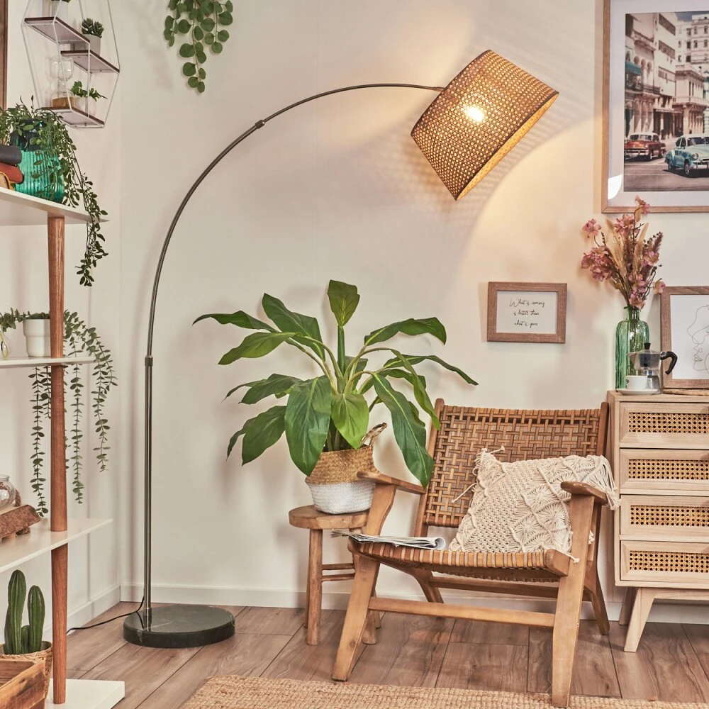 Barcos Stehleuchte 45 Cm Nickel-Matt, Schwarz, 1-flammig 9 Barcos Stehleuchte 45 Cm Nickel-Matt, Schwarz, 1-flammig – Bild 9