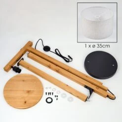 Bassagoda Stehleuchte 35 Cm Naturfarben, Schwarz, 1-flammig -LEDVANCE Verkäufe bassagoda stehleuchte 35 cm h3817919 4