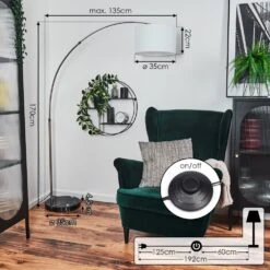 Bassagoda Stehleuchte 35 Cm Nickel-Matt, Schwarz, 1-flammig -LEDVANCE Verkäufe bassagoda stehleuchte 35 cm h3959596 3