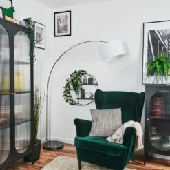 Bassagoda Stehleuchte 35 Cm Nickel-Matt, Schwarz, 1-flammig -LEDVANCE Verkäufe bassagoda stehleuchte 35 cm h3959596 9