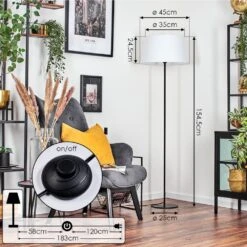 Bassagoda Stehleuchte 45 Cm Schwarz, 1-flammig -LEDVANCE Verkäufe bassagoda stehleuchte 45 cm h3793305 3