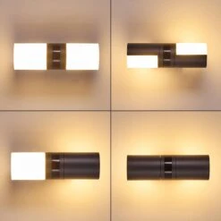 Baulund Außenwandleuchte LED Anthrazit, 1-flammig, Bewegungsmelder -LEDVANCE Verkäufe baulund aussenwandleuchte h3300381 do1 3