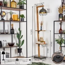 Baval Stehleuchte Naturfarben, Nickel Antik, 1-flammig -LEDVANCE Verkäufe baval stehleuchte h3823569 3