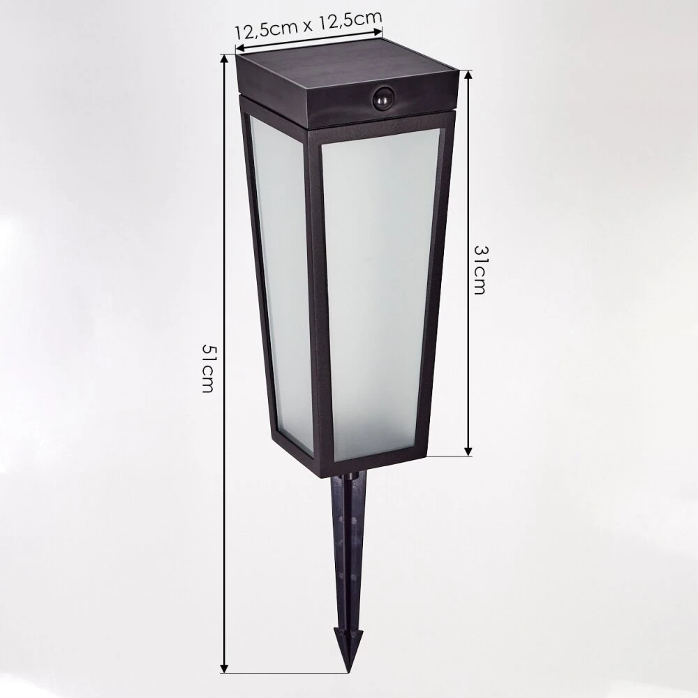 Begg Solar-Wegeleuchte LED Schwarz, 1-flammig, Bewegungsmelder, Farbwechsler 4 Begg Solar-Wegeleuchte LED Schwarz, 1-flammig, Bewegungsmelder, Farbwechsler – Bild 4