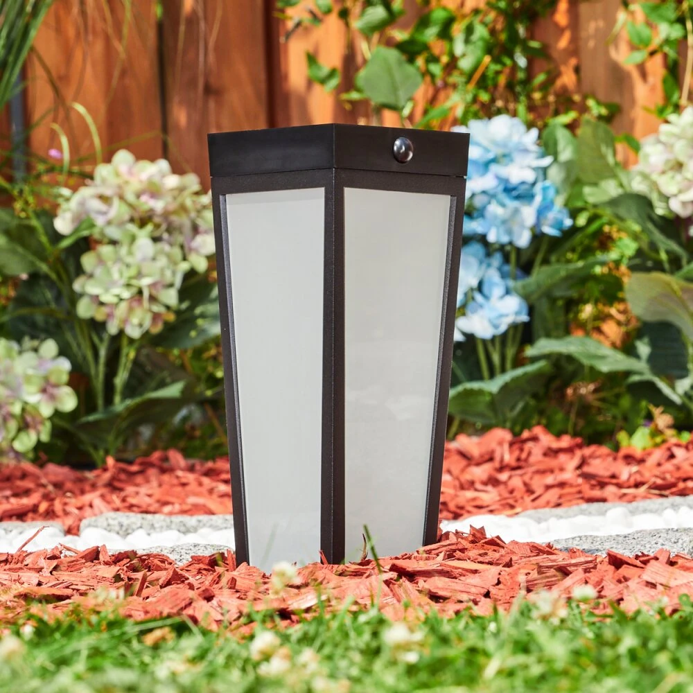 Begg Solar-Wegeleuchte LED Schwarz, 1-flammig, Bewegungsmelder, Farbwechsler 7 Begg Solar-Wegeleuchte LED Schwarz, 1-flammig, Bewegungsmelder, Farbwechsler – Bild 7