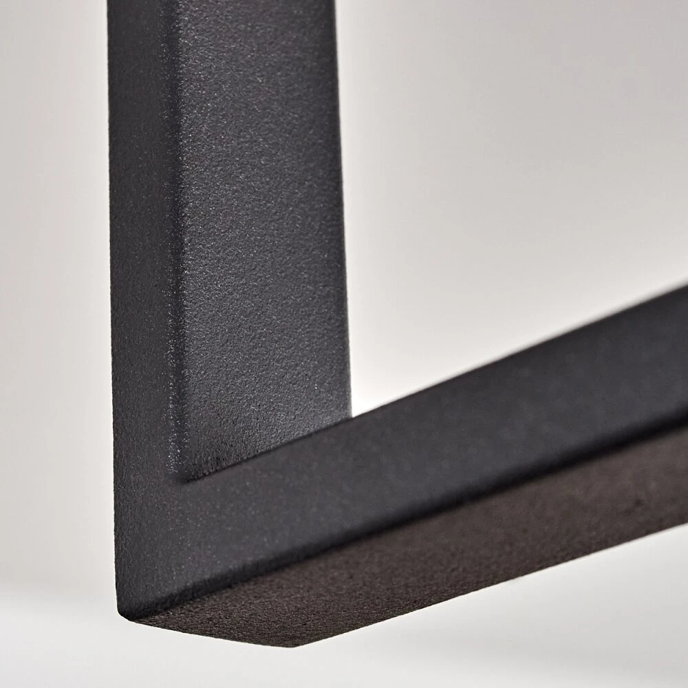 Bergo Deckenleuchte Holzoptik, Naturfarben, Schwarz, 4-flammig 3 Bergo Deckenleuchte Holzoptik, Naturfarben, Schwarz, 4-flammig – Bild 3