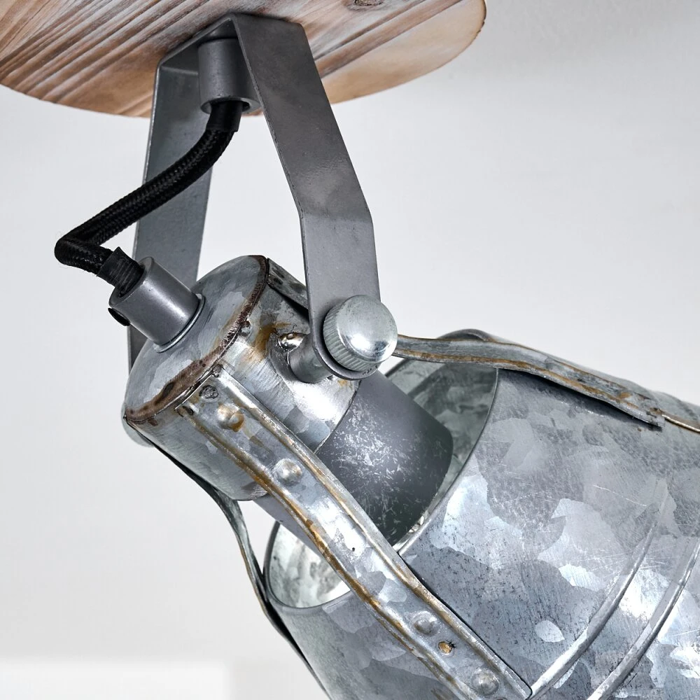 Berkeley Deckenleuchte Holz Hell, Verzinkt, 1-flammig 16 Berkeley Deckenleuchte Holz Hell, Verzinkt, 1-flammig – Bild 16