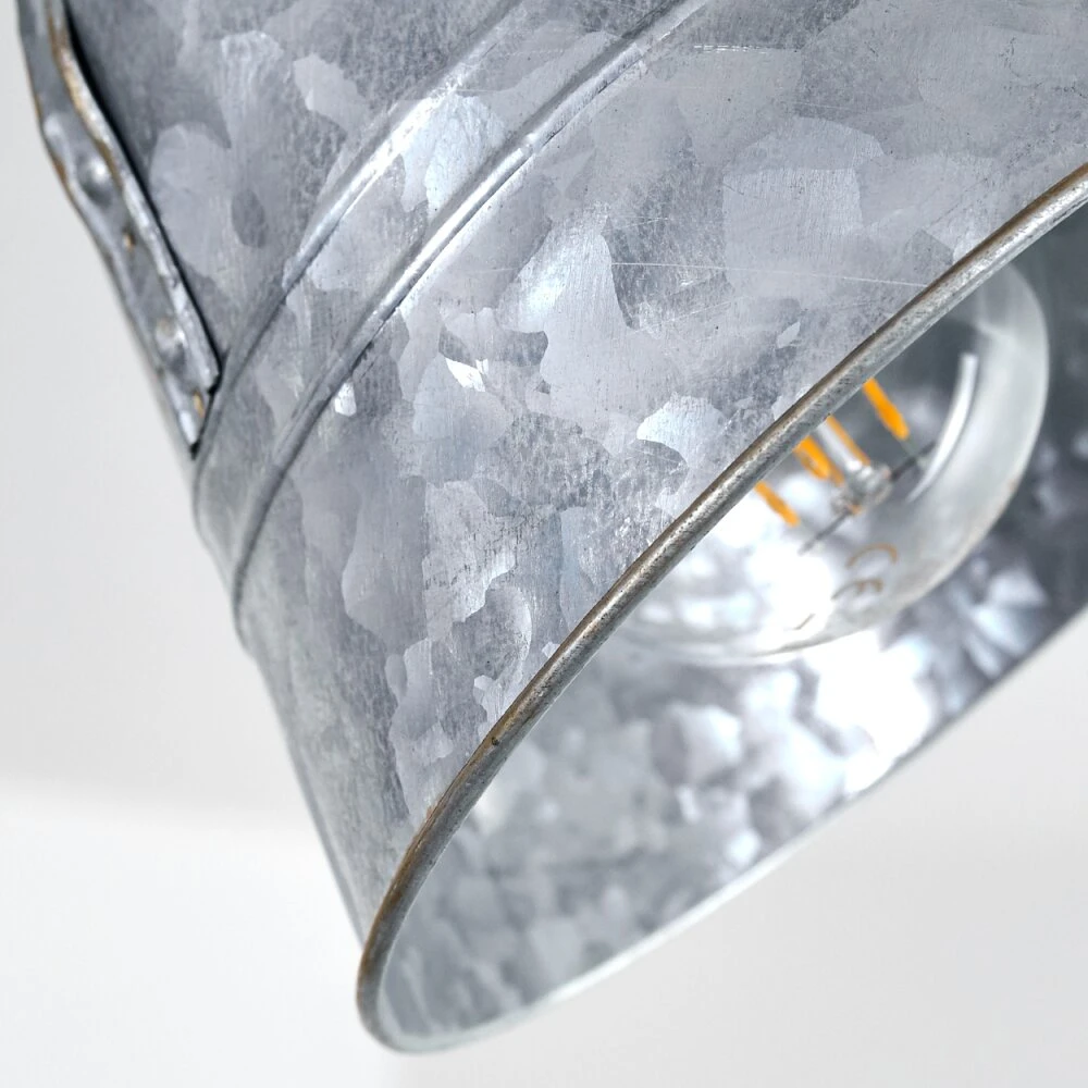 Berkeley Deckenleuchte Holz Hell, Verzinkt, 1-flammig 9 Berkeley Deckenleuchte Holz Hell, Verzinkt, 1-flammig – Bild 9