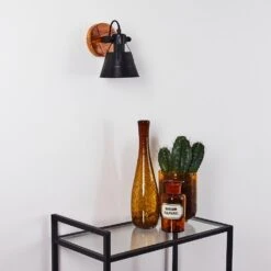 Berkeley Wandleuchte Holz Dunkel, Schwarz, 1-flammig 31 Berkeley Wandleuchte Holz Dunkel, Schwarz, 1-flammig -LEDVANCE Verkäufe berkeley wandleuchte h3333327 12