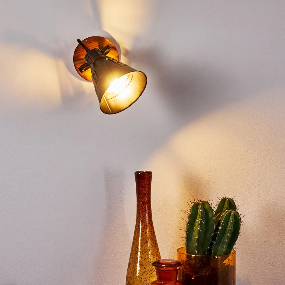 Berkeley Wandleuchte Holz Dunkel, Schwarz, 1-flammig 17 Berkeley Wandleuchte Holz Dunkel, Schwarz, 1-flammig – Bild 17